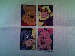 Cross stitch square for Thomas B's quilt