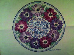 Cross stitch square for Bridie G's quilt
