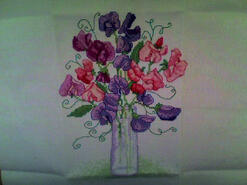 Cross stitch square for Bridie G's quilt