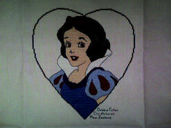 Cross stitch square for Gracie D's quilt