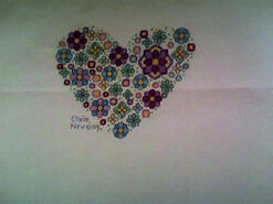 Cross stitch square for Maisie S's quilt