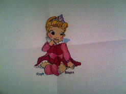 Cross stitch square for Angel S's quilt