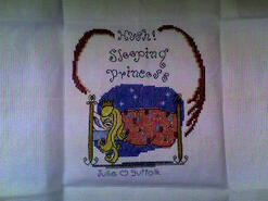 Cross stitch square for Angel S's quilt