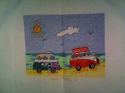 Cross stitch square for Lewis C 1's quilt