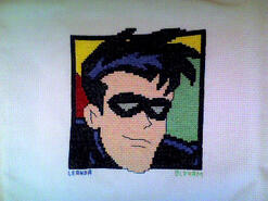 Cross stitch square for Jonathan M's quilt