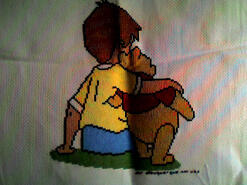 Cross stitch square for Toby N's quilt