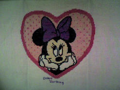 Cross stitch square for Amelia S's quilt