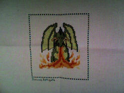 Cross stitch square for Sam R's quilt