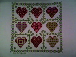 Cross stitch square for Willow H's quilt