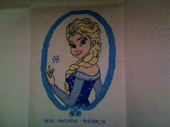 Cross stitch square for Annabelle F's quilt