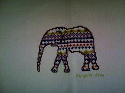 Cross stitch square for any child