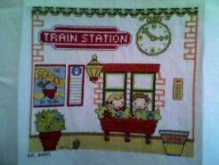 Cross stitch square for Thomas B's quilt