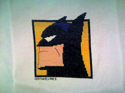 Cross stitch square for Toby N's quilt