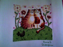Cross stitch square for Jamie S's quilt