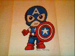 Cross stitch square for Jacob M's quilt