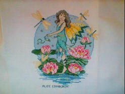 Cross stitch square for Ruby-Rose's quilt