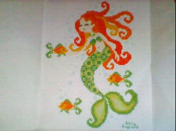 Cross stitch square for Ryleigh-Jade's quilt