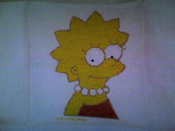 Cross stitch square for Rhys M's quilt