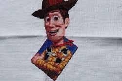 Cross stitch square for Lincoln R's quilt
