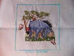 Cross stitch square for Thomas B's quilt