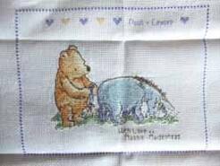 Cross stitch square for Miley I's quilt