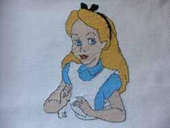 Cross stitch square for Eve H's quilt