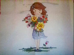 Cross stitch square for Jessica R's quilt
