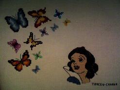 Cross stitch square for Lily-Marie F's quilt