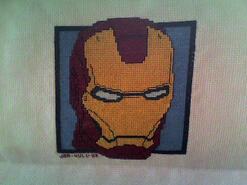 Cross stitch square for Riley J's quilt