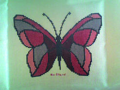 Cross stitch square for Paige's quilt