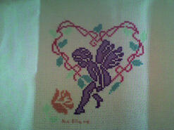 Cross stitch square for Briony N's quilt