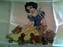 Cross stitch square for Jessica R's quilt