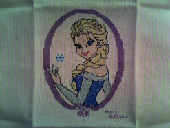 Cross stitch square for Jessica R's quilt