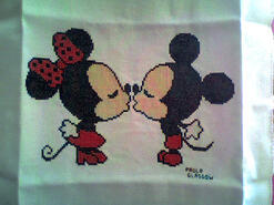 Cross stitch square for Chloe A's quilt