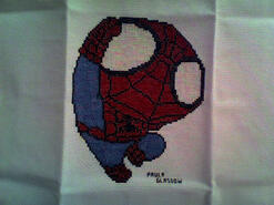 Cross stitch square for Toby N's quilt