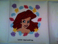 Cross stitch square for Jessica R's quilt
