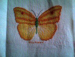 Cross stitch square for Paige's quilt