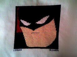 Cross stitch square for Vinny B's quilt