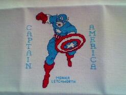Cross stitch square for Vinny B's quilt