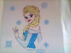 Cross stitch square for Hollie F's quilt