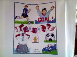 Cross stitch square for Zaylan M's quilt