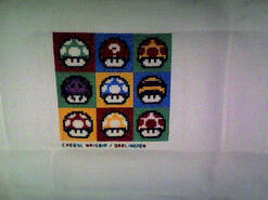 Cross stitch square for Charlie B's quilt