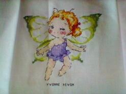 Cross stitch square for Ryley M's quilt