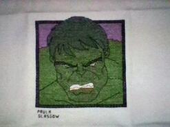 Cross stitch square for Kylan B's quilt