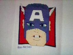 Cross stitch square for Levi-Jett M's quilt
