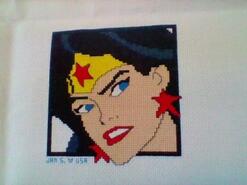 Cross stitch square for Kylan B's quilt