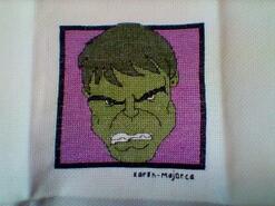 Cross stitch square for Levi-Jett M's quilt