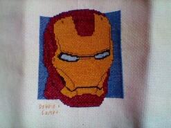 Cross stitch square for Logan B's quilt