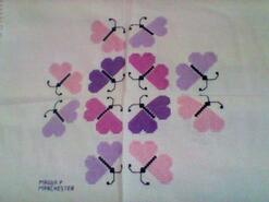Cross stitch square for Anoosha M's quilt