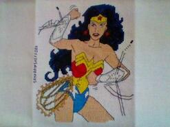 Cross stitch square for Alexander's quilt